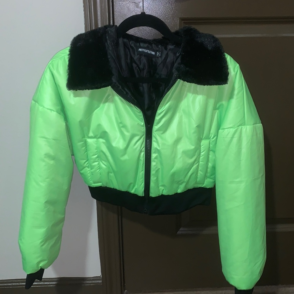 cropped puffer jacket